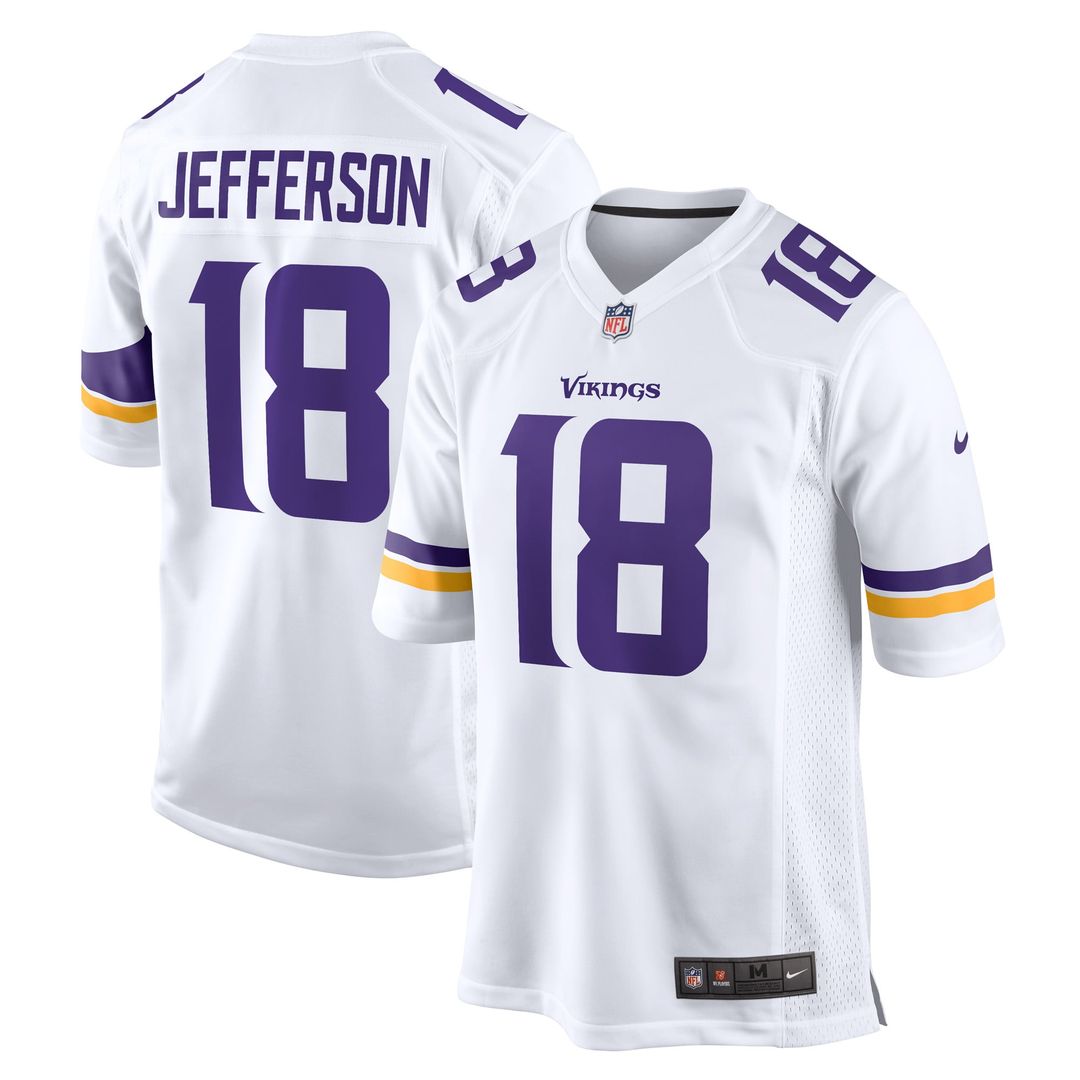 Justin Jefferson Minnesota Vikings Nike Purple Player Game Jersey