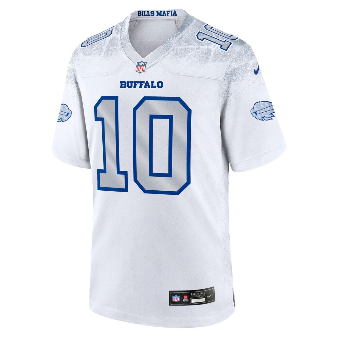 Khalil Shakir Buffalo Bills Nike White Rivalries Collection Game Jersey