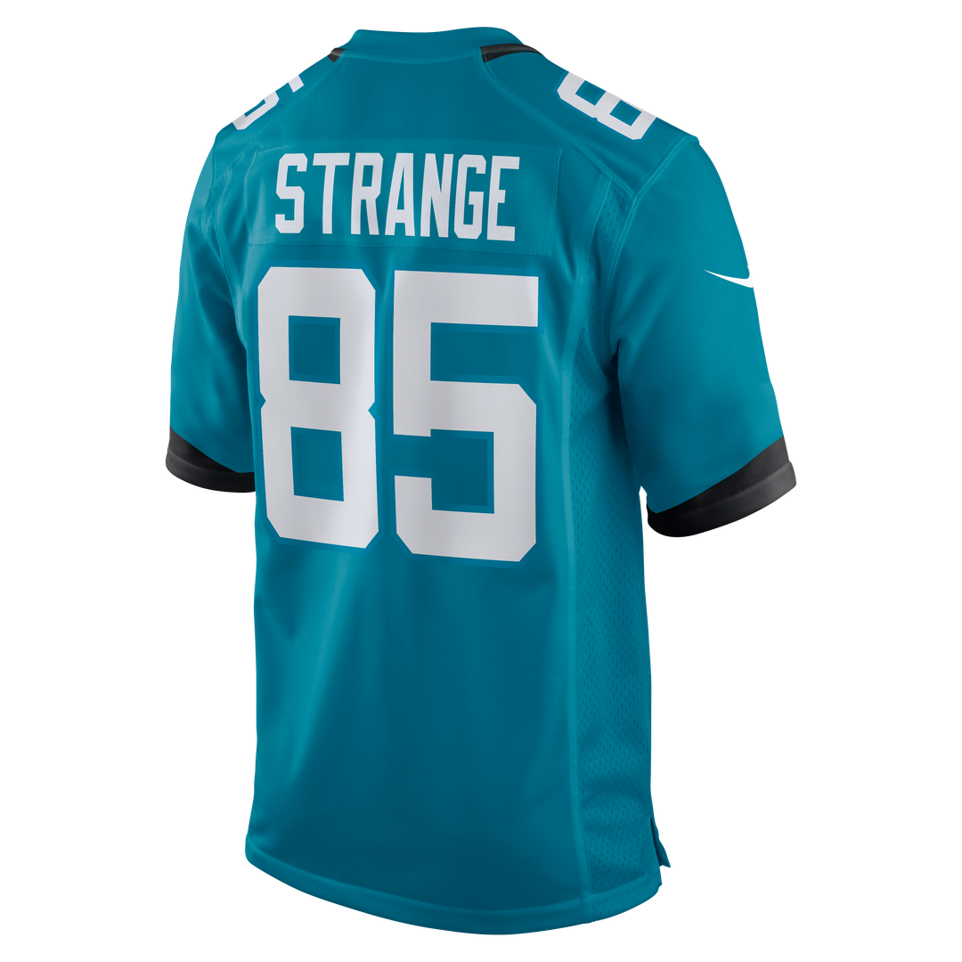 Brenton Strange Jacksonville Jaguars Nike Teal Team Game Jersey