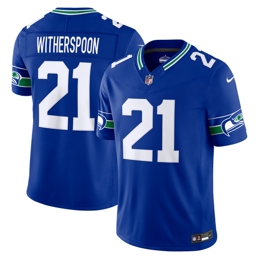 Devon Witherspoon Seattle Seahawks Nike Royal Alternate Vapor F.U.S.E. Stitched Limited Jersey