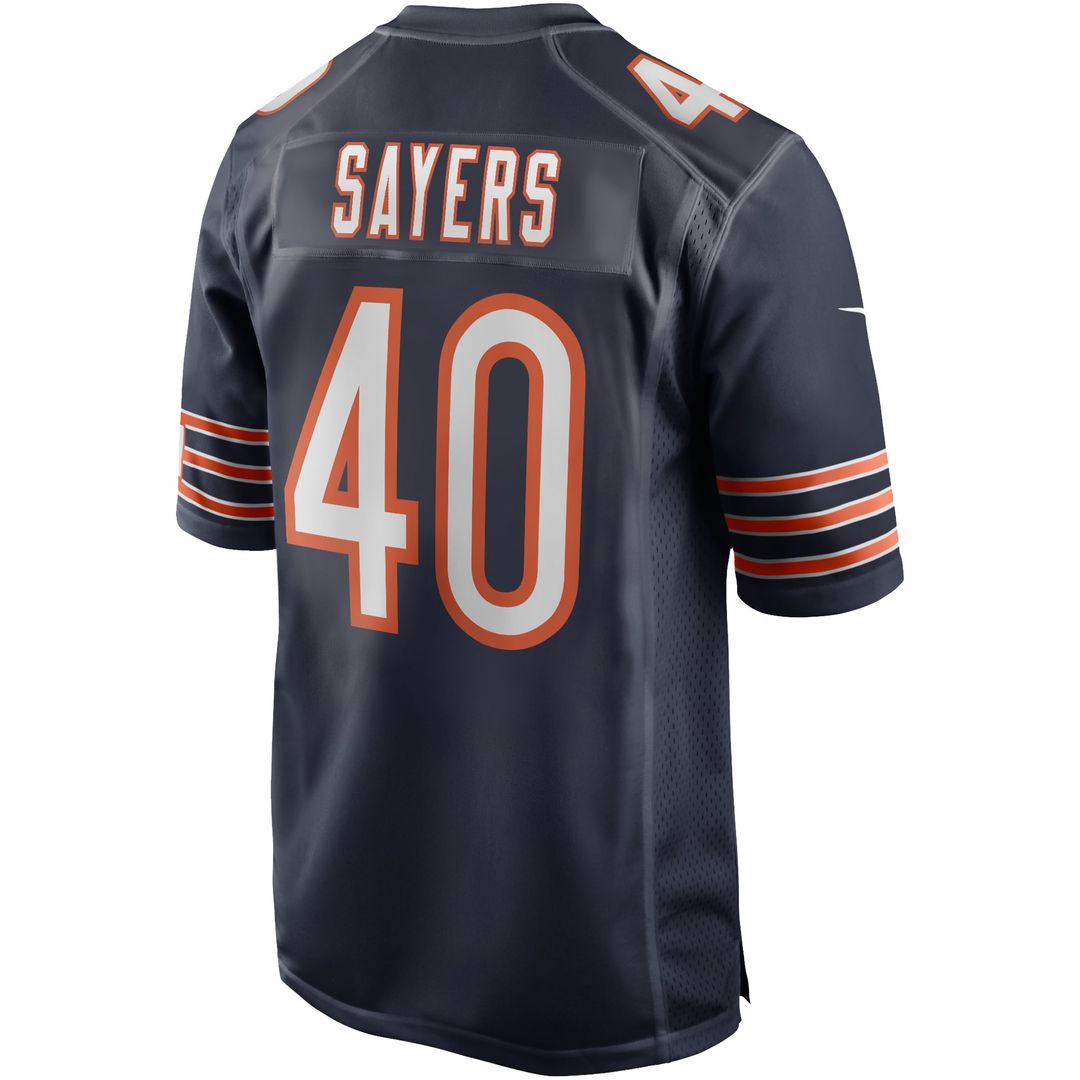 Gale Sayers Chicago Bears Nike Navy Game Retired Player Jersey