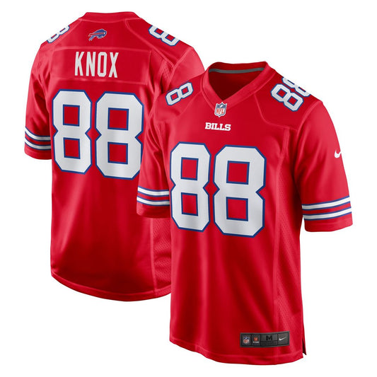 Dawson Knox Buffalo Bills Nike Red Alternate Game Jersey