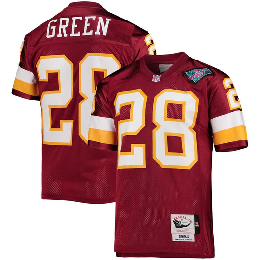 Darrell Green Washington Football Team 1994 Mitchell & Ness Burgundy Authentic Throwback Retired Player Jersey