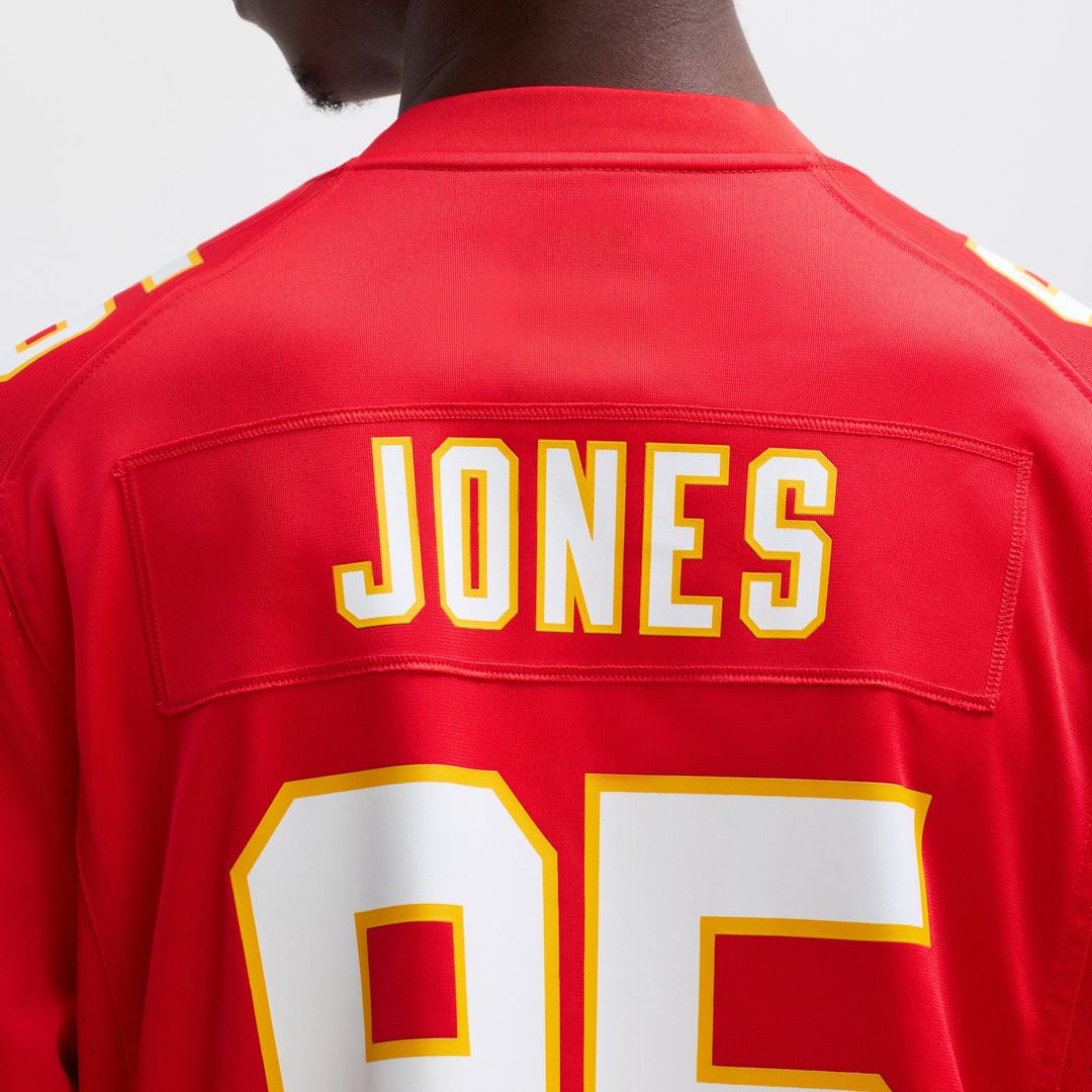 Chris Jones Kansas City Chiefs Nike Red Game Jersey