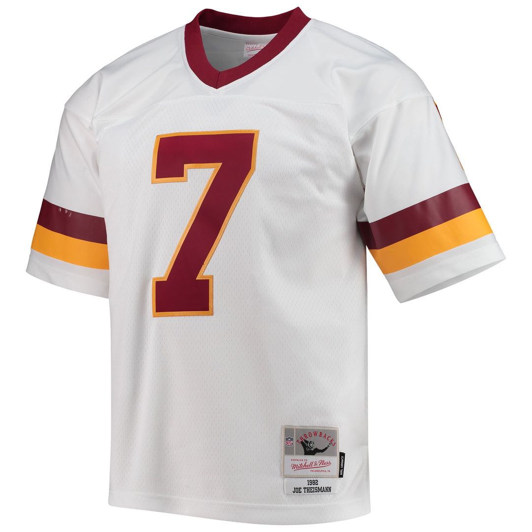 Joe Theismann Washington Football Team Mitchell & Ness White Legacy Replica Jersey