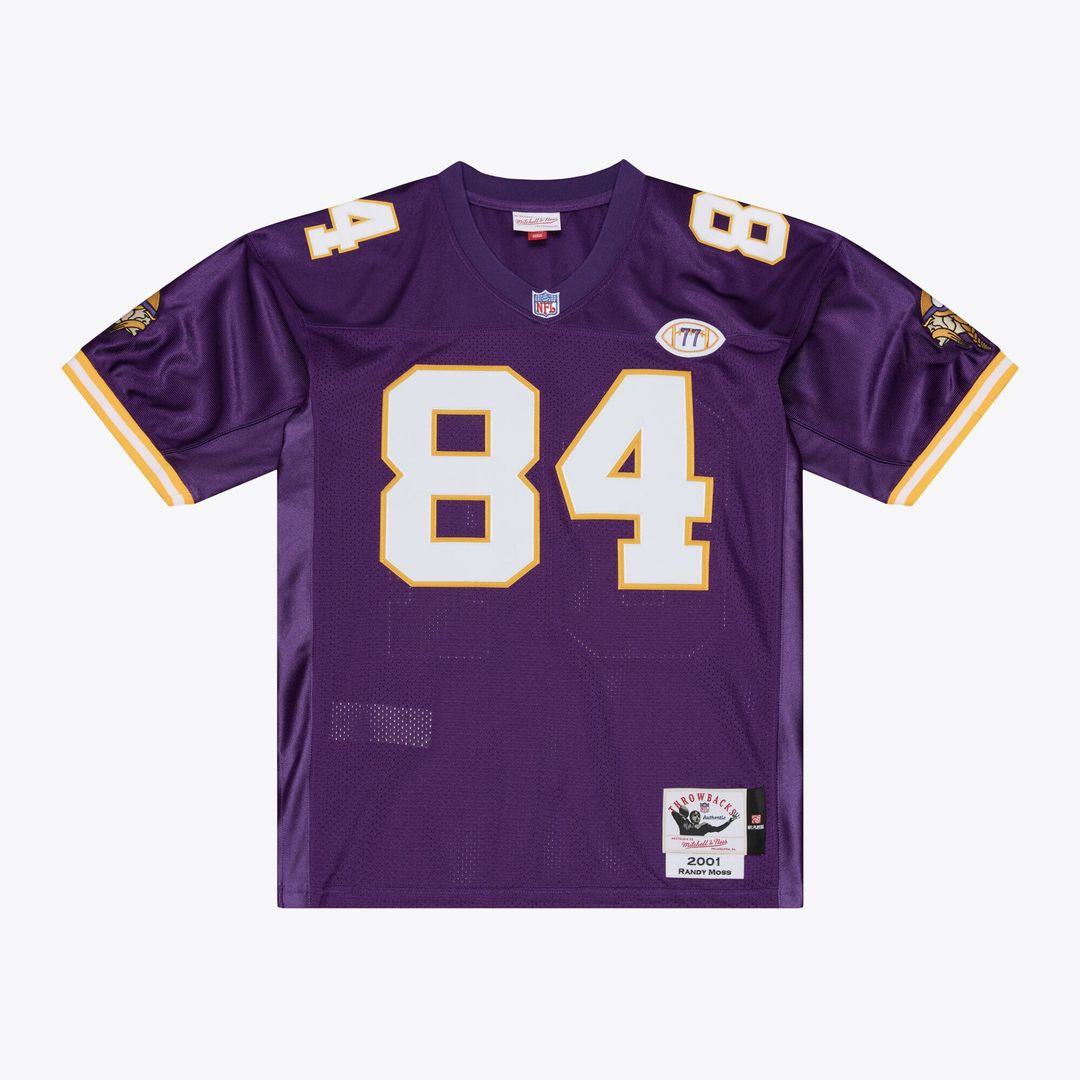 Randy Moss Minnesota Vikings Mitchell & Ness Purple 2001 Authentic Throwback Jersey