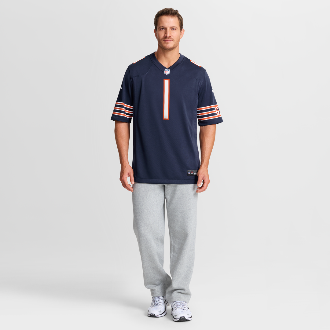 Jaylon Johnson Chicago Bears Nike Navy Game Jersey