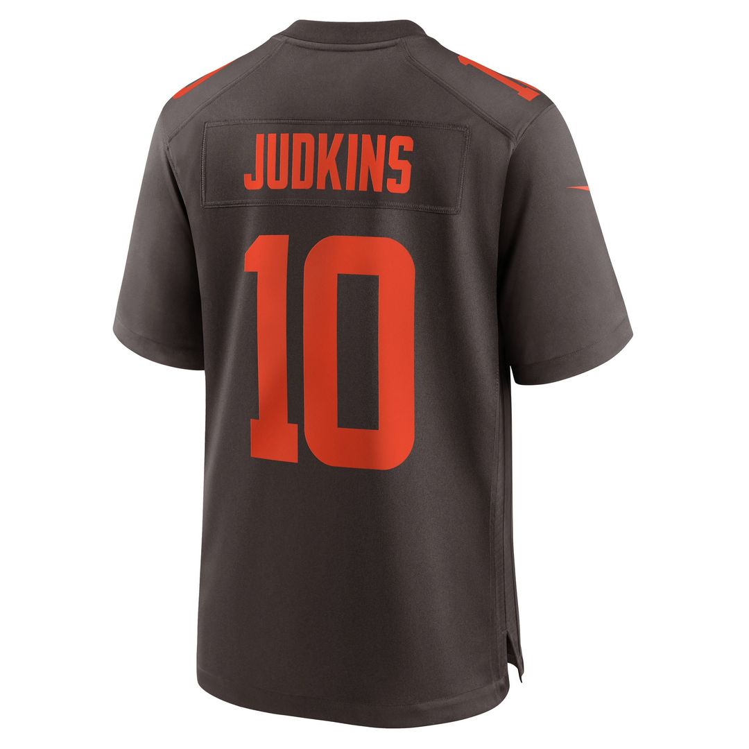 Quinshon Judkins Cleveland Browns Nike Brown Alpha Dawg Game Jersey