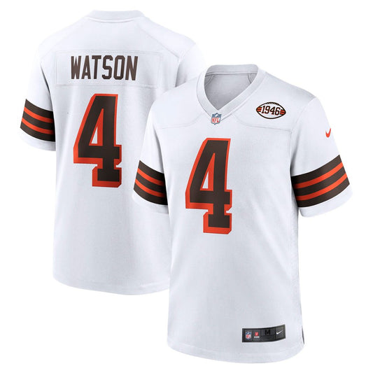 Deshaun Watson Cleveland Browns Nike White Alternate Game Jersey
