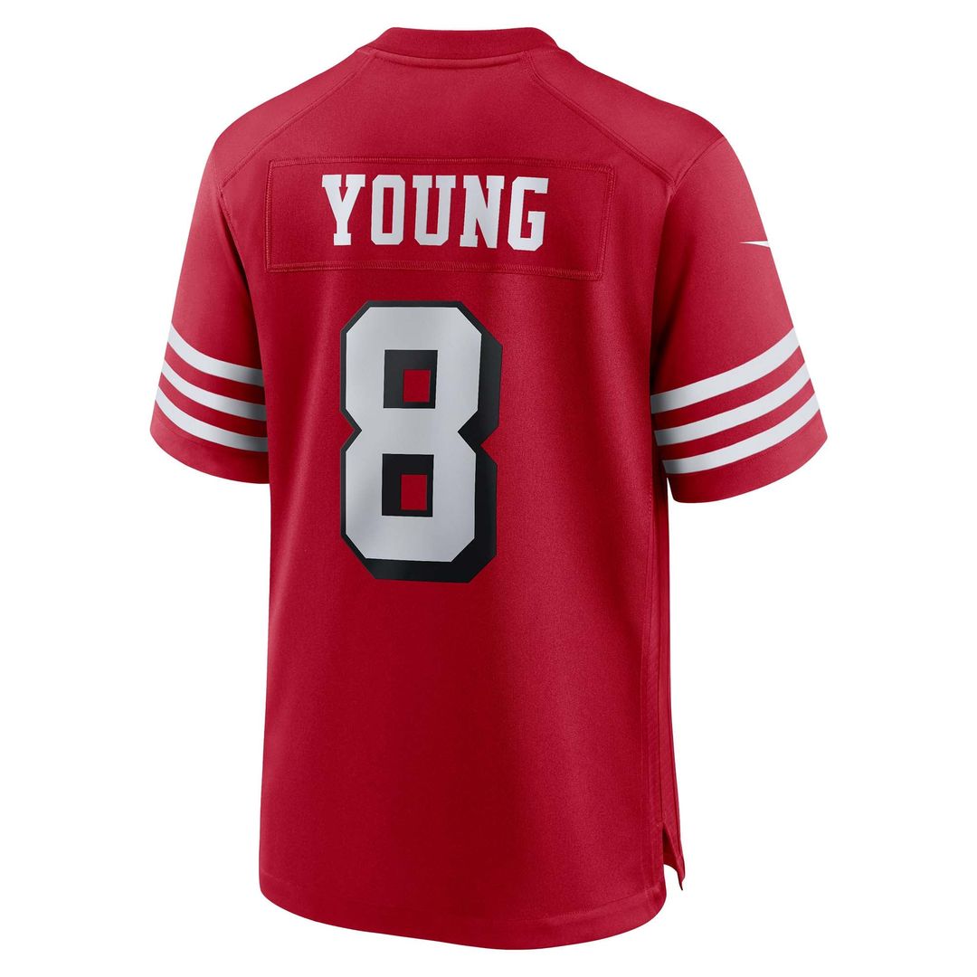 Steve Young San Francisco 49ers Nike Scarlet Retired Player Alternate Game Jersey