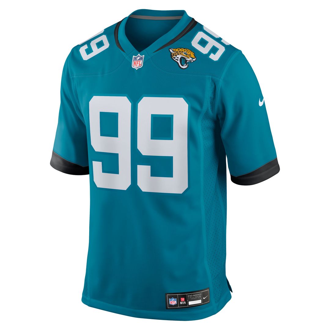 Ruke Orhorhoro Jacksonville Jaguars Nike Teal Team Game Jersey