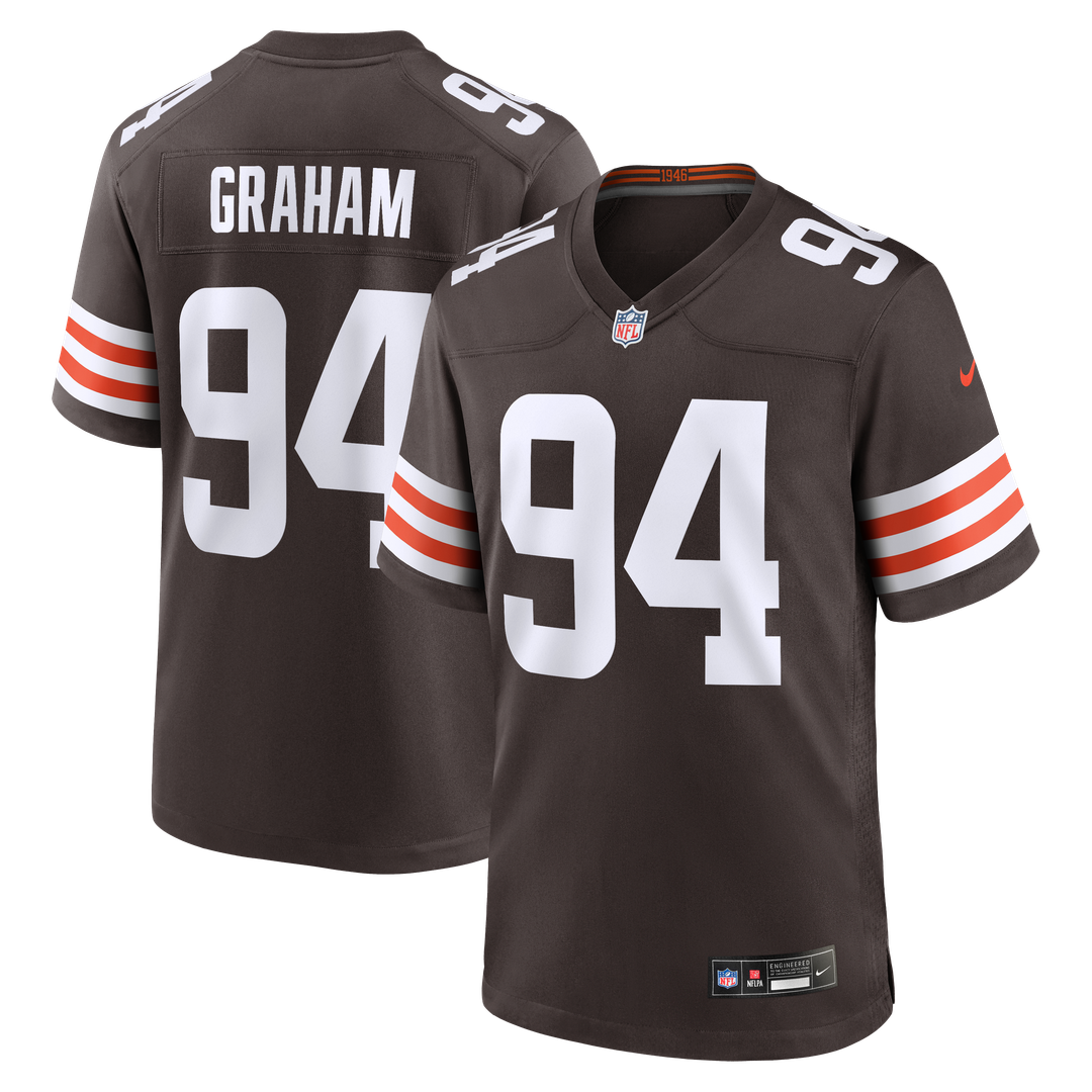 Mason Graham Cleveland Browns Nike Brown Game Jersey