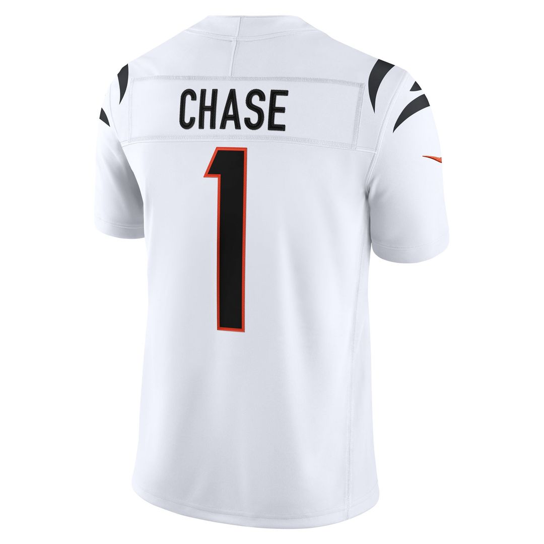 Ja'Marr Chase Cincinnati Bengals Nike Black Team Vapor F.U.S.E. Stitched Limited Jersey