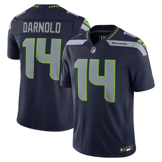 Sam Darnold Seattle Seahawks Nike College Navy Team Vapor F.U.S.E. Stitched Limited Jersey