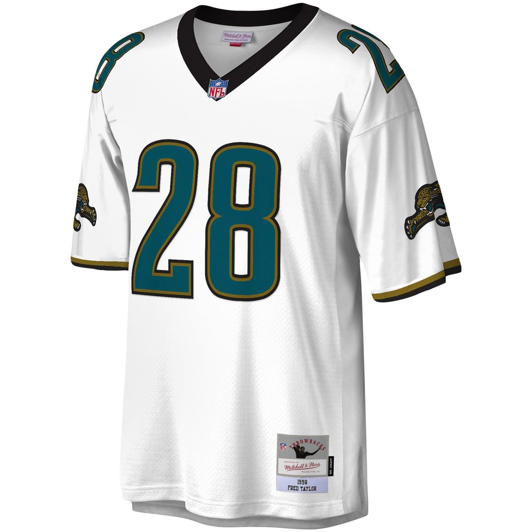 Fred Taylor Jacksonville Jaguars Mitchell & Ness White Legacy Replica Jersey