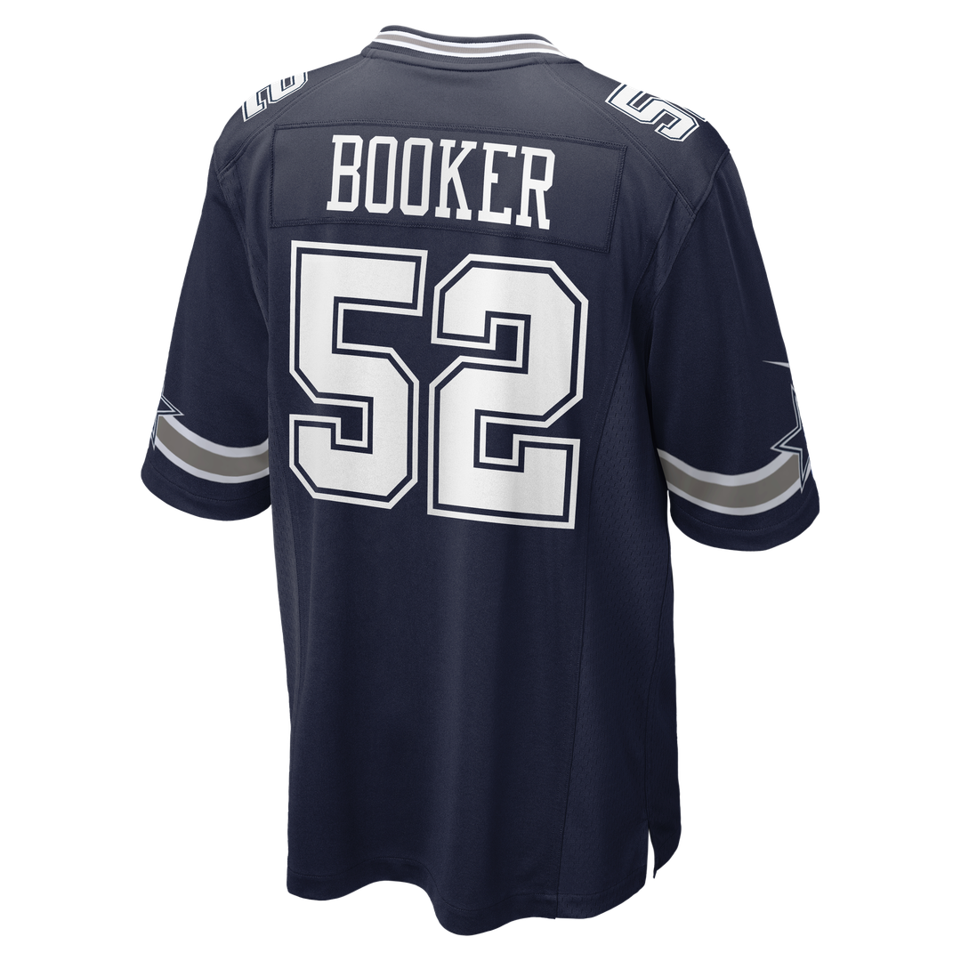 Tyler Booker Dallas Cowboys Nike Navy Team Game Jersey