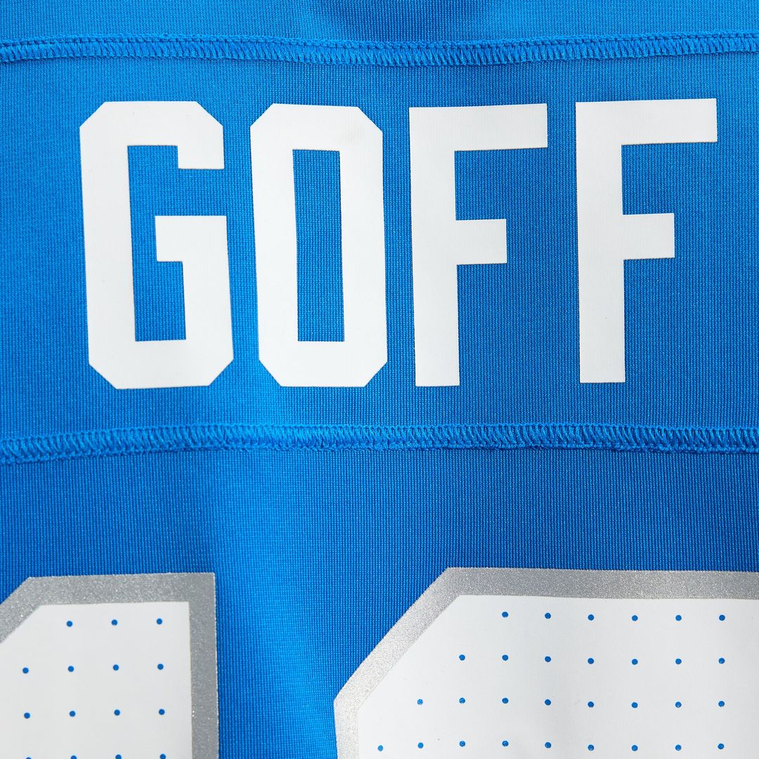 Jared Goff Detroit Lions Nike Blue Game Jersey