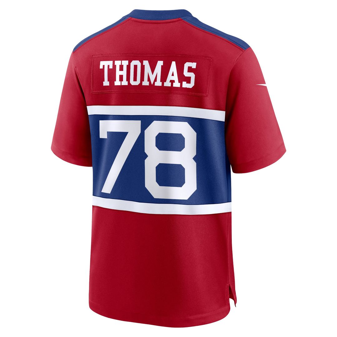 Andrew Thomas New York Giants Nike Century Red Alternate Player Game Jersey
