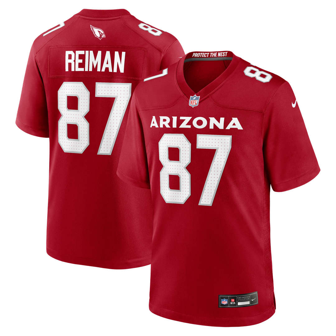 Tip Reiman Arizona Cardinals Nike Cardinal Team Game Jersey