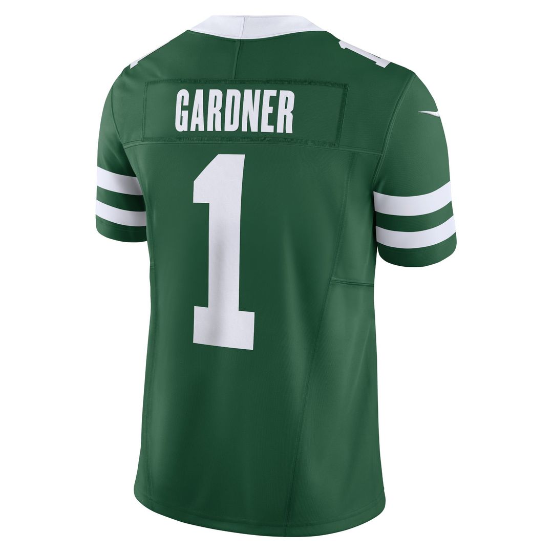 Ahmad Sauce Gardner New York Jets Nike Legacy Green Vapor F.U.S.E. Limited Jersey