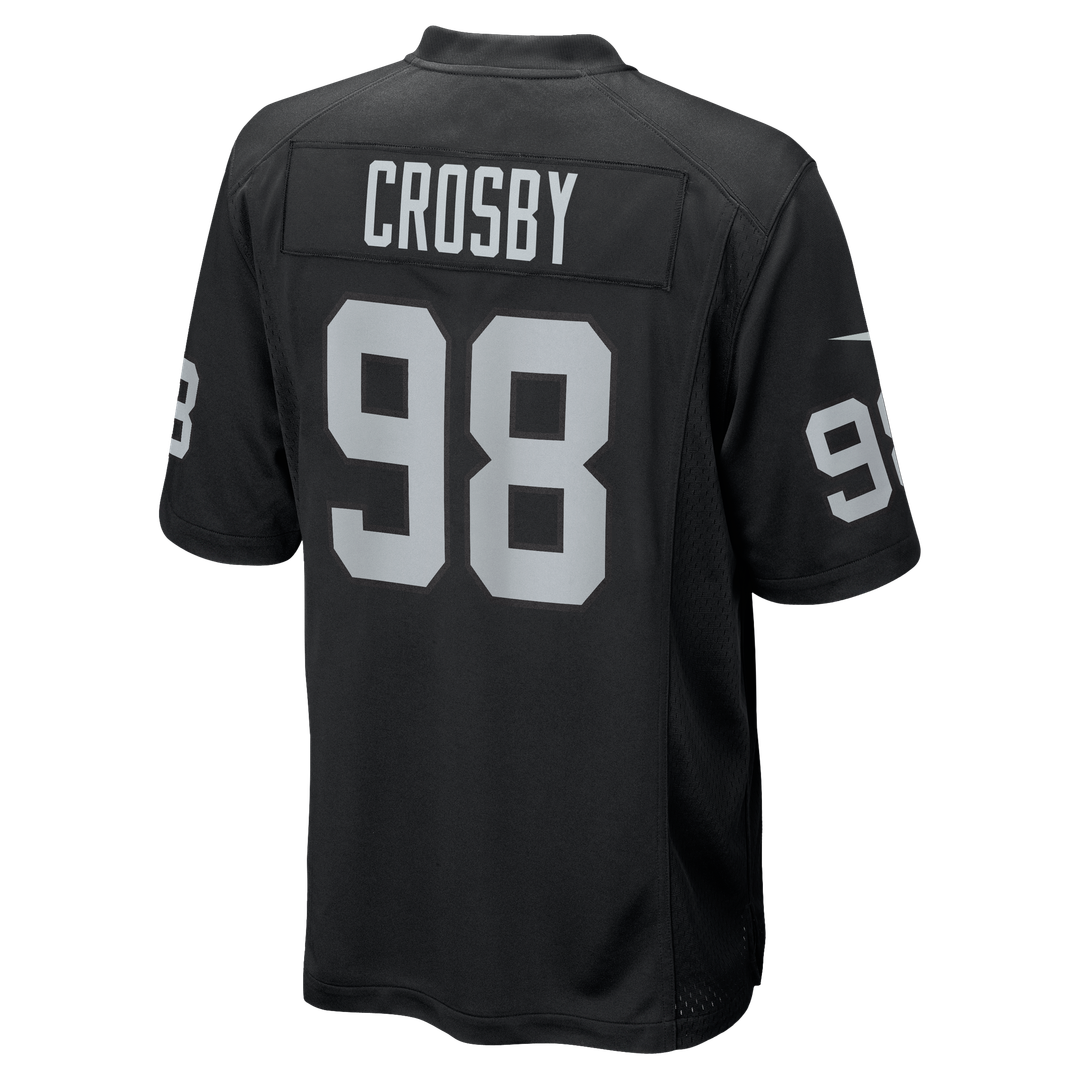 Maxx Crosby Las Vegas Raiders Nike White Alternate Game Jersey