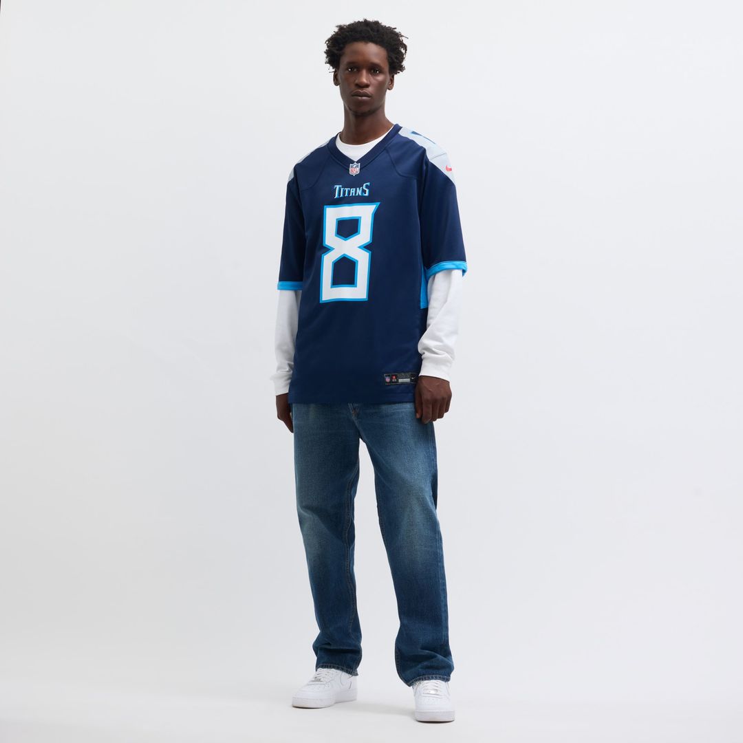 Will Levis Tennessee Titans Nike Navy Game Jersey
