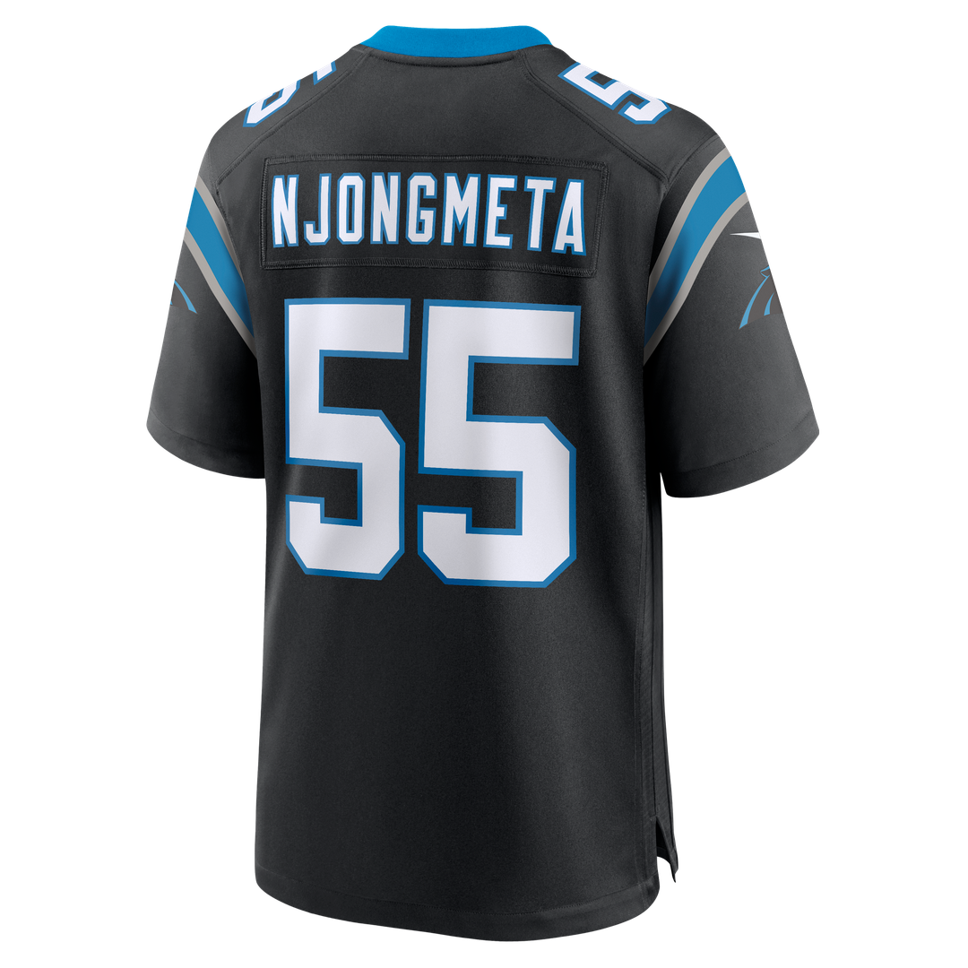 Maema Njongmeta Carolina Panthers Nike Black Team Game Jersey