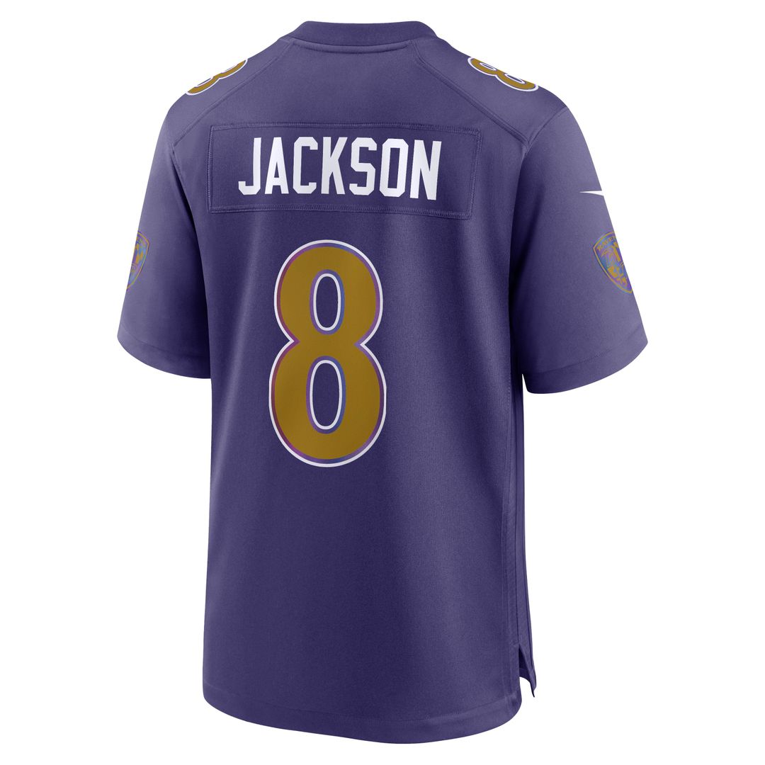 Lamar Jackson Baltimore Ravens Nike Black Alternate Game Jersey