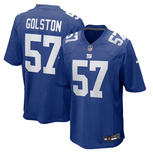 Chauncey Golston New York Giants Nike Royal Team Game Jersey