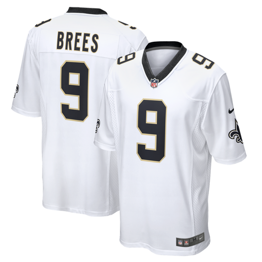 Drew Brees New Orleans Saints Nike White Game Jersey