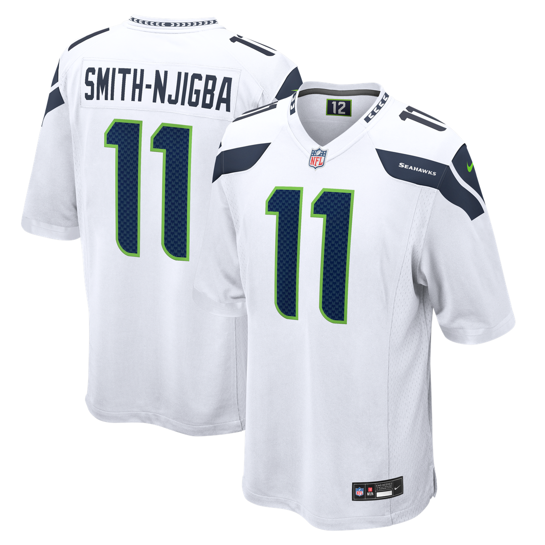 Jaxon Smith-Njigba Seattle Seahawks Nike White Game Jersey