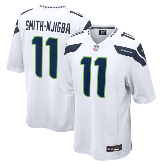 Jaxon Smith-Njigba Seattle Seahawks Nike White Game Jersey