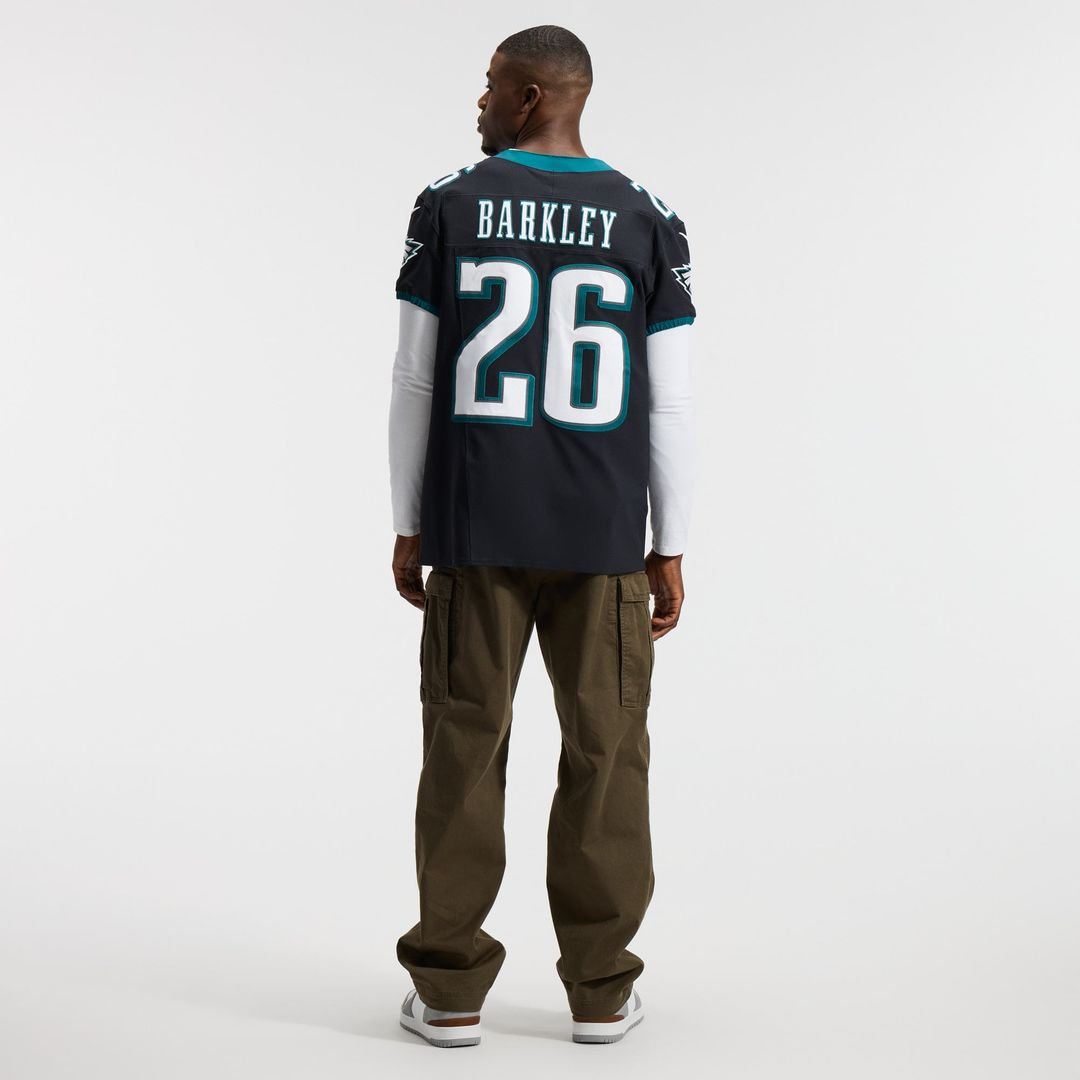 Saquon Barkley Philadelphia Eagles Nike Black Alternate Vapor F.U.S.E. Elite Jersey
