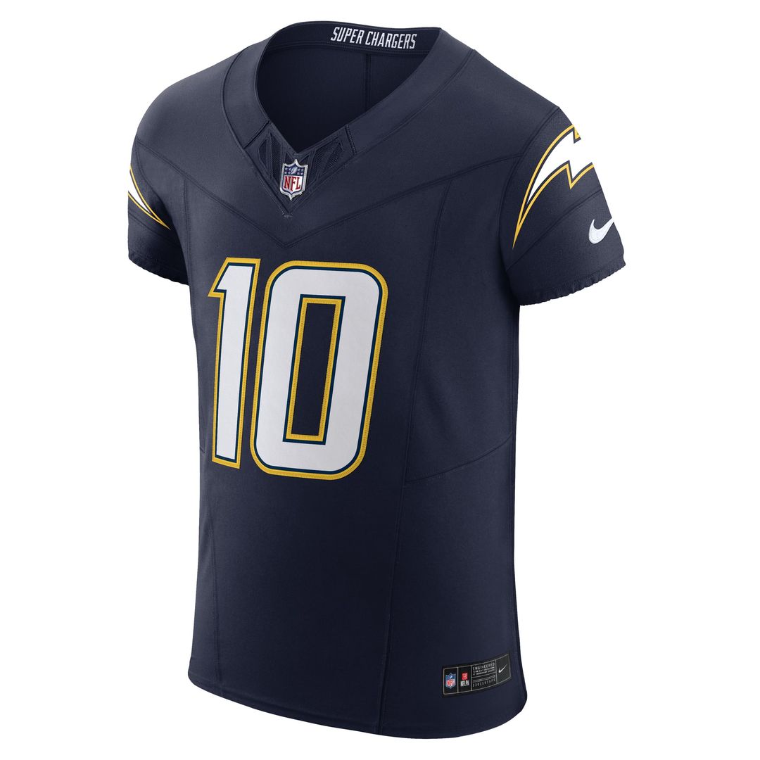 Justin Herbert Los Angeles Chargers Nike Navy Alternate Vapor F.U.S.E. Elite Jersey