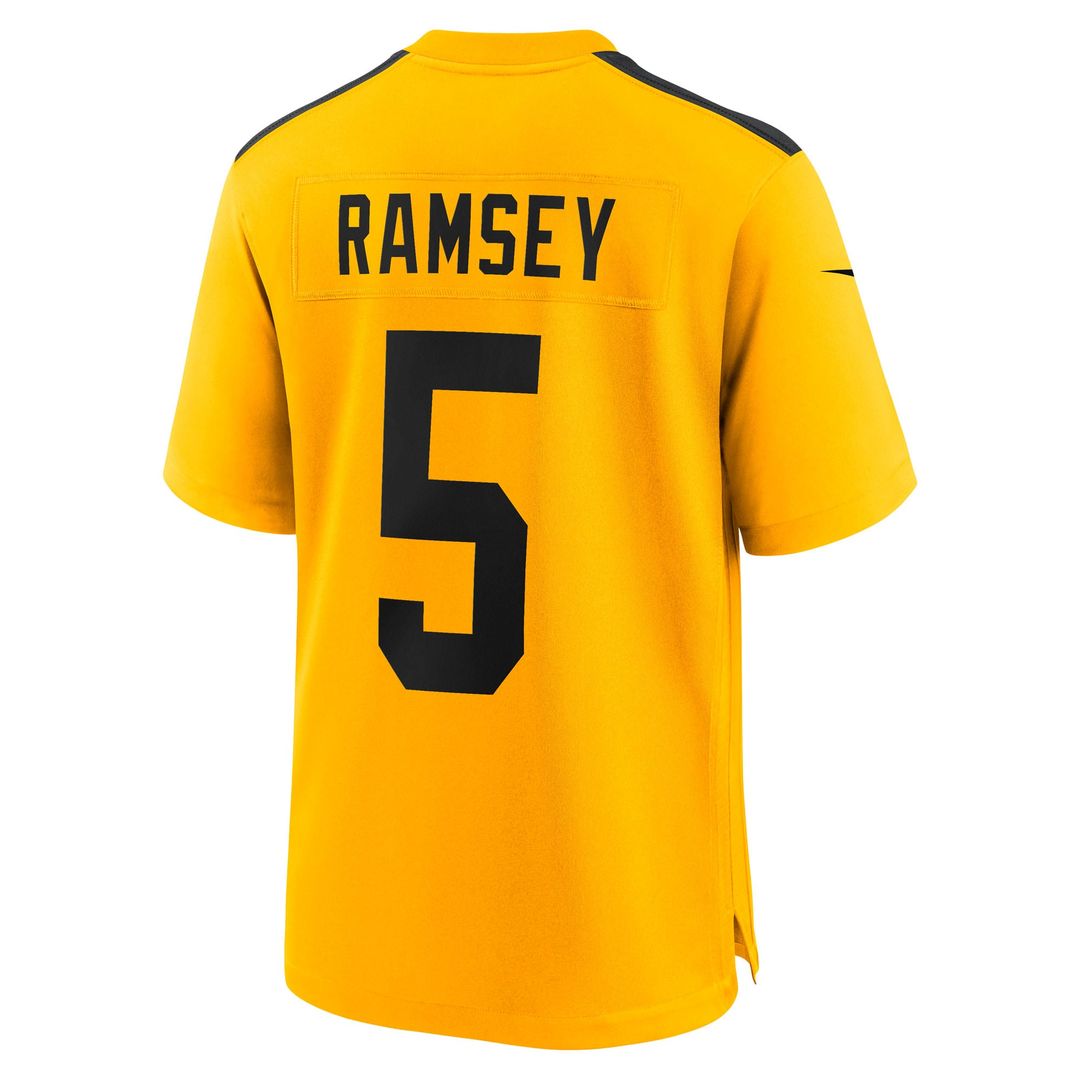 Jalen Ramsey Pittsburgh Steelers Nike Gold Alternate 1933 Throwback Game Jersey