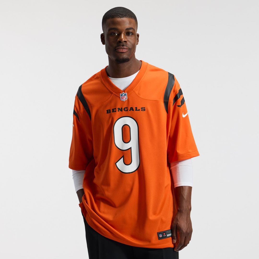 Joe Burrow Cincinnati Bengals Nike Orange Alternate Game Jersey