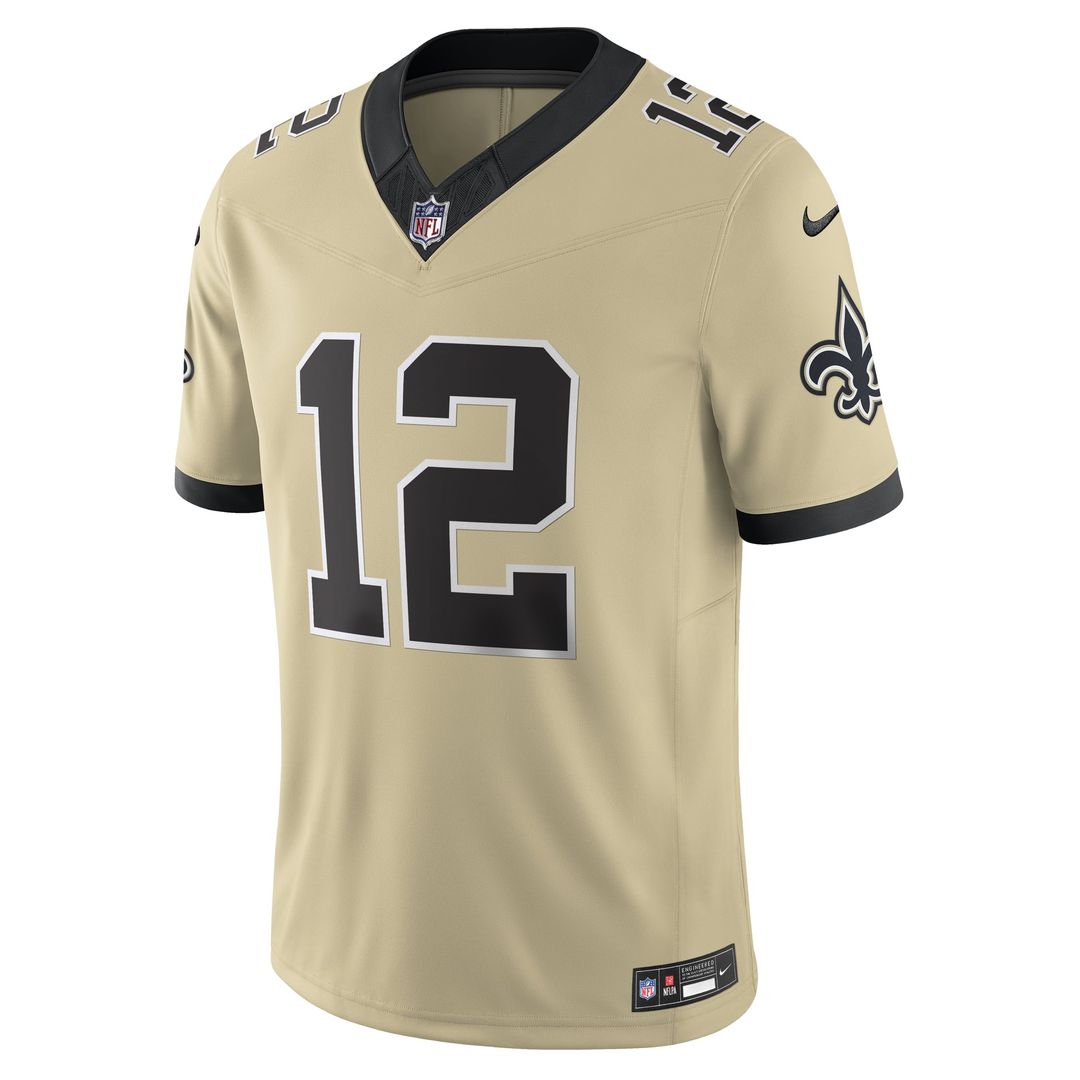 Chris Olave New Orleans Saints Nike Gold Alternate Gameday Golds Alternate Vapor F.U.S.E. Limited Jersey