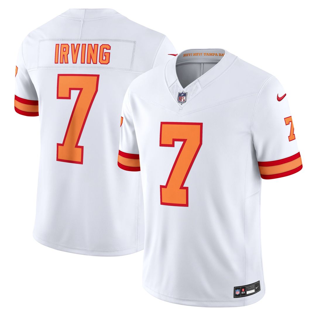 Bucky Irving Tampa Bay Buccaneers '76 Nike White Vapor F.U.S.E. Player Limited Jersey