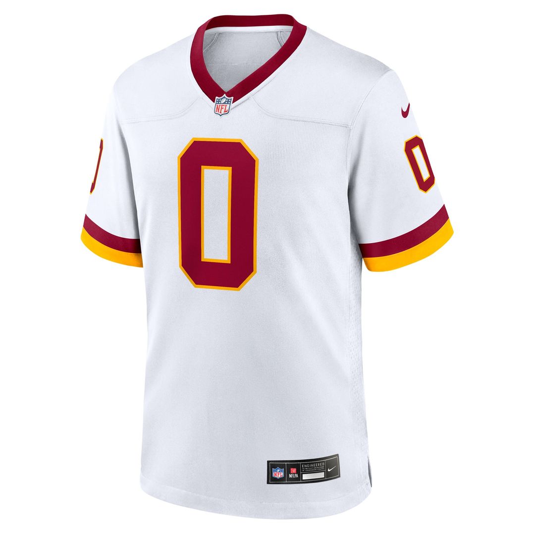 Mike Sainristil Washington Commanders Nike Black Hail Raiser Alternate Game Jersey