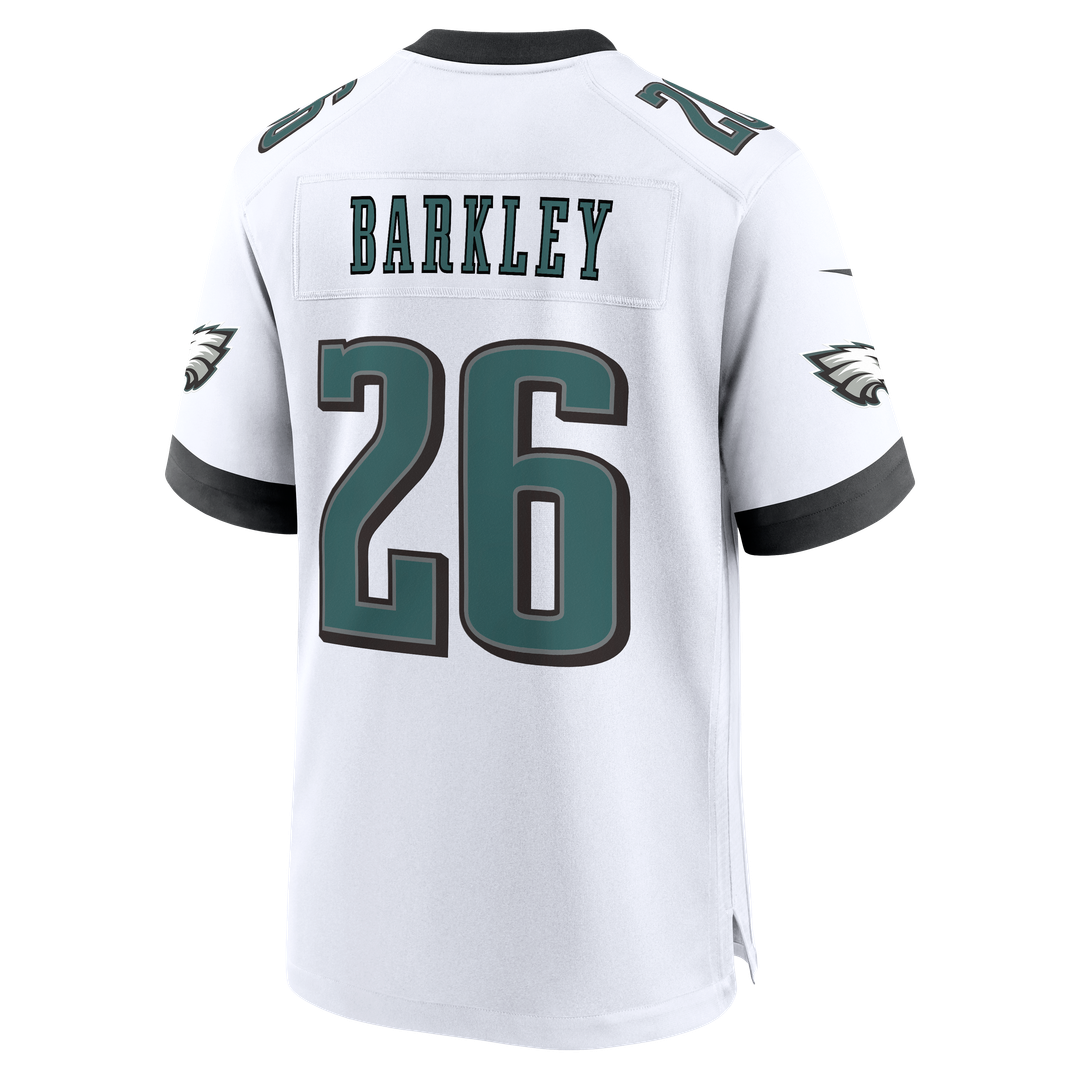 Saquon Barkley Philadelphia Eagles Nike White Game Jersey