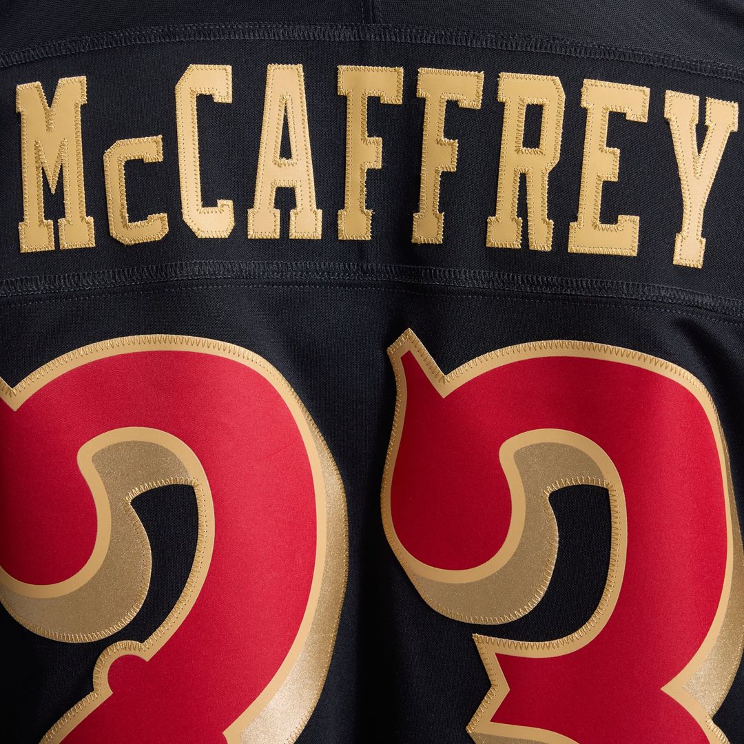 Christian McCaffrey San Francisco 49ers Nike Black Rivalries Collection Stitched Limited Jersey