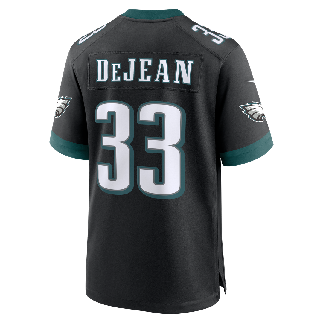 Cooper DeJean Philadelphia Eagles Nike Black Alternate Game Jersey