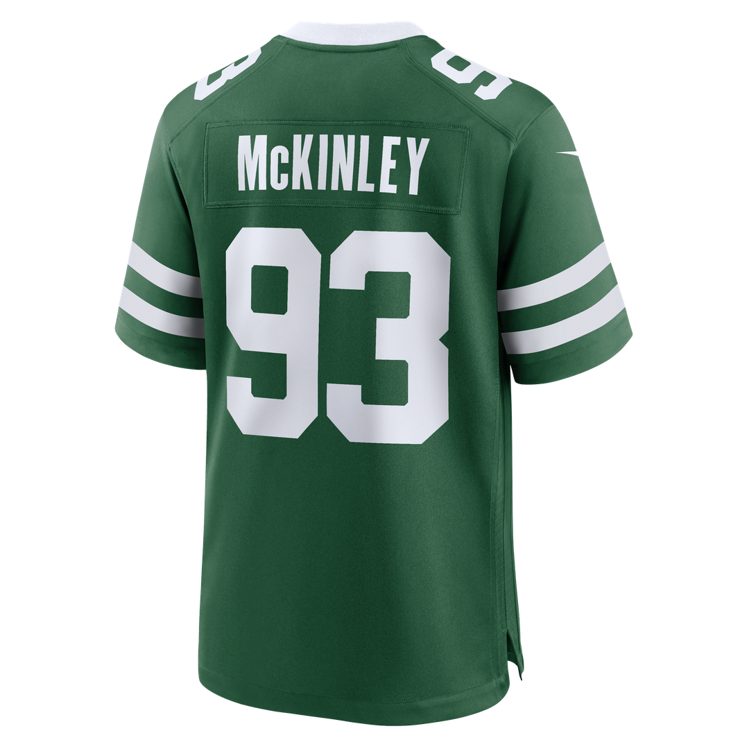 Takk McKinley New York Jets Nike Legacy Green Team Game Jersey