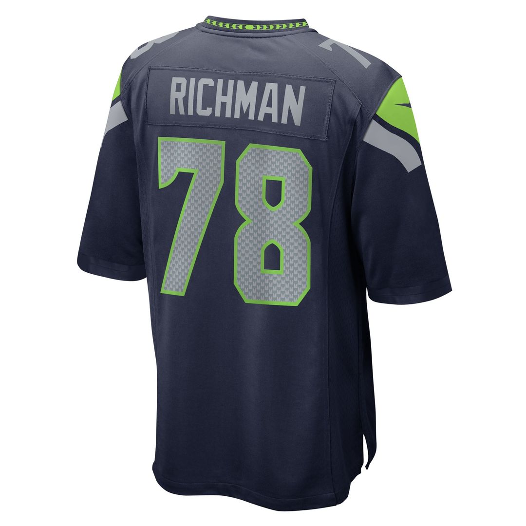 Mason Richman Seattle Seahawks Nike College Navy Team Game Jersey