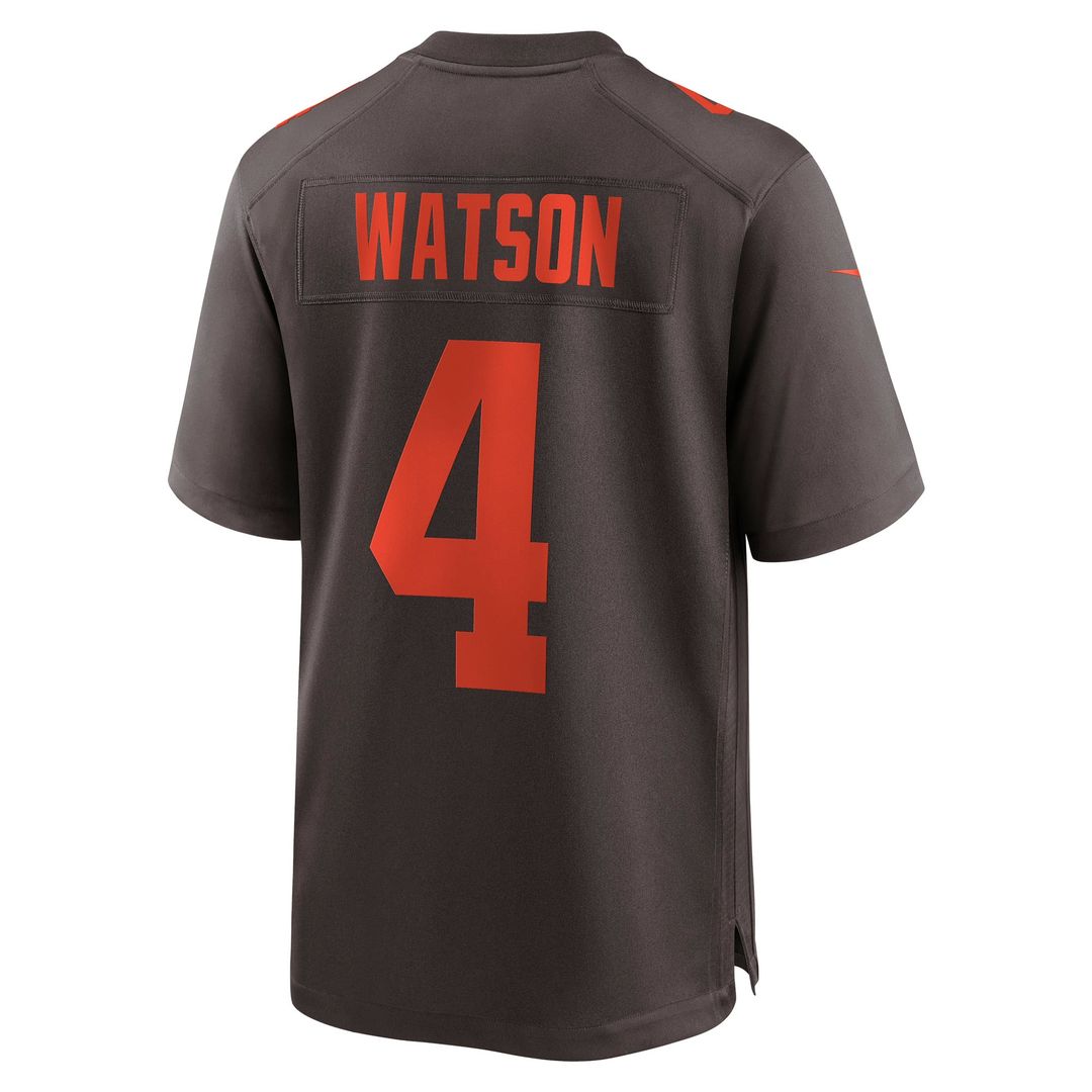 Deshaun Watson Cleveland Browns Nike Brown Alternate Game Jersey