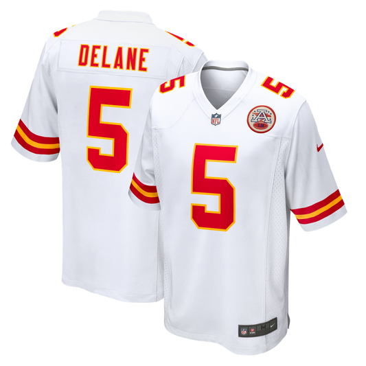 Mansoor Delane Kansas City Chiefs Nike White Game Jersey