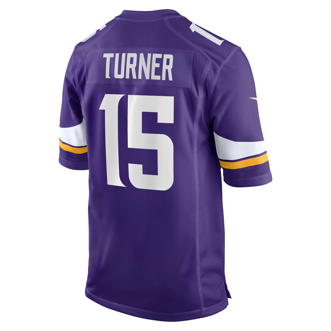 Dallas Turner Minnesota Vikings Nike Purple Player Game Jersey