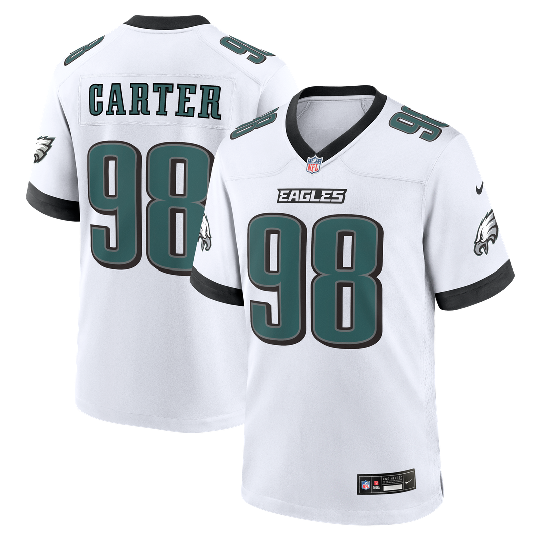 Jalen Carter Philadelphia Eagles Nike Midnight Green Team Game Jersey
