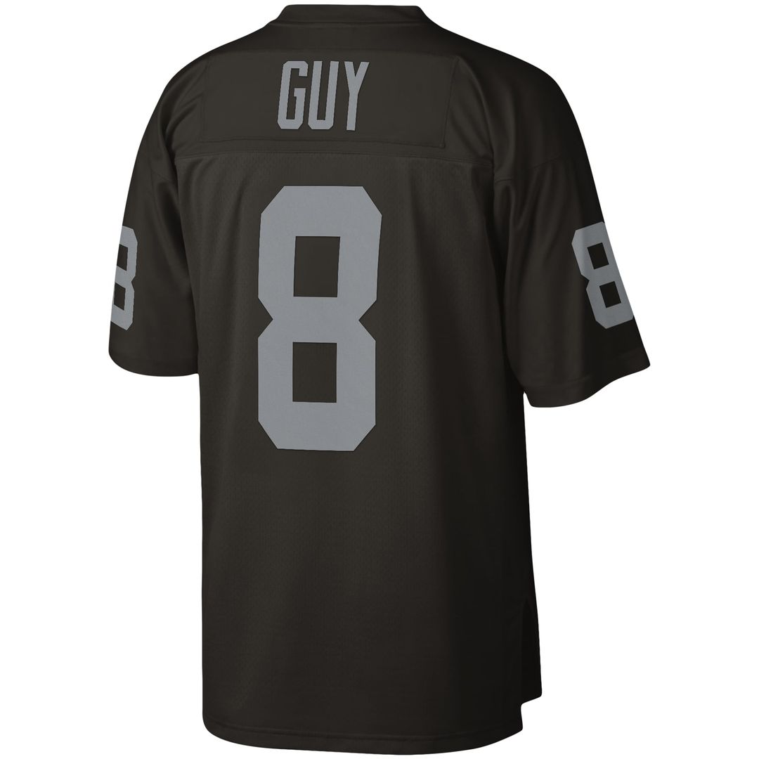 Ray Guy Las Vegas Raiders Mitchell & Ness Black Legacy Replica Jersey