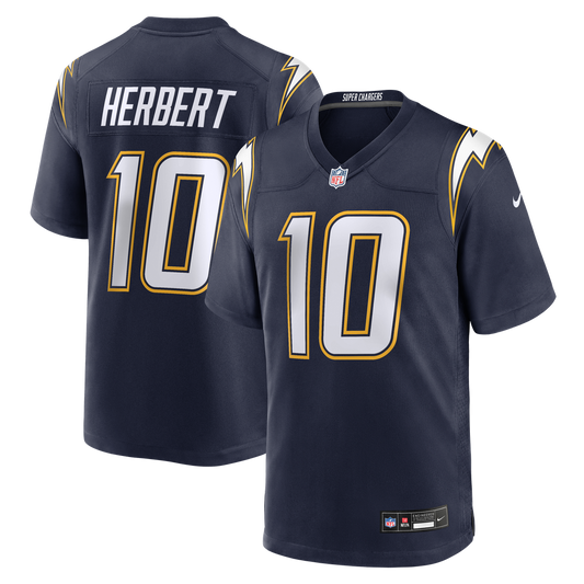 Justin Herbert Los Angeles Chargers Nike Navy Alternate Super Chargers Game Player Jersey